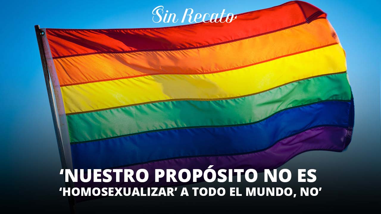 ‘Nuestro propósito no es ‘homosexualizar’ a todo el mundo, no’.
